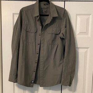 Kuhl men’s medium long sleeve button up shirt.